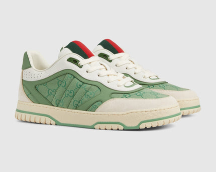 BASKETS GUCCI RE-WEB POUR HOMME - VERT