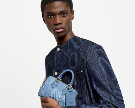 Sac Speedy Bandoulière 18 - LV - Bleu jeans