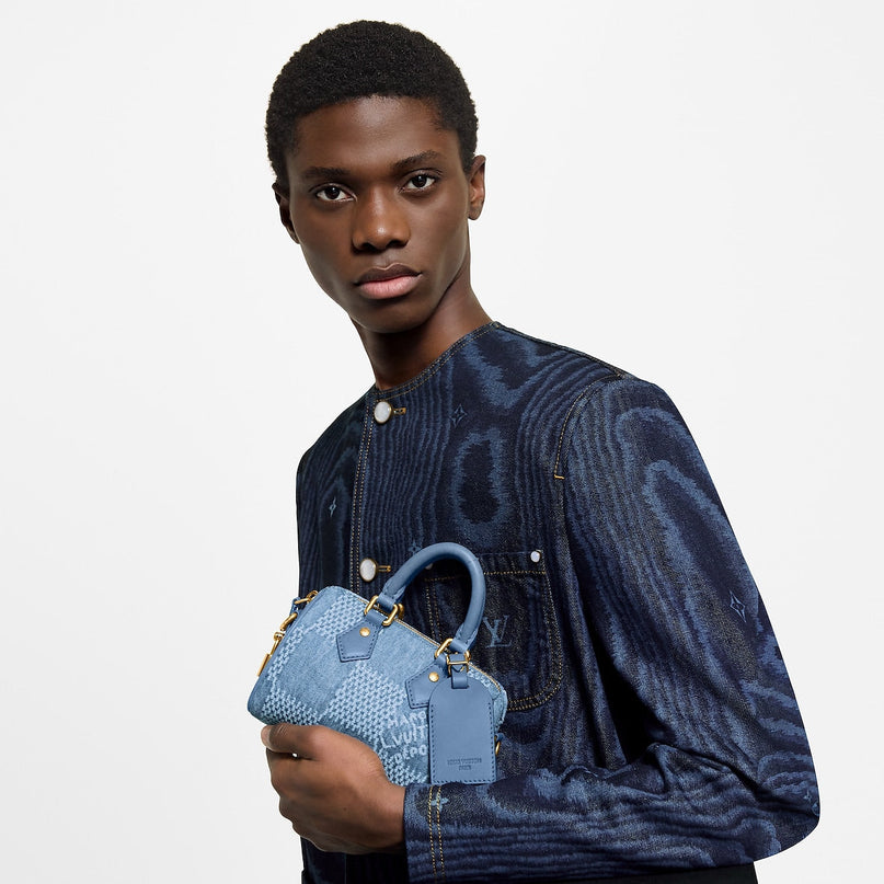 Sac Speedy Bandoulière 18 - LV - Bleu jeans