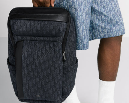 Sac à dos zippé Rider Soft - Dior - Noir