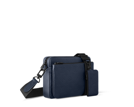 Sac Trio Messenger - LV - Bleu nuit