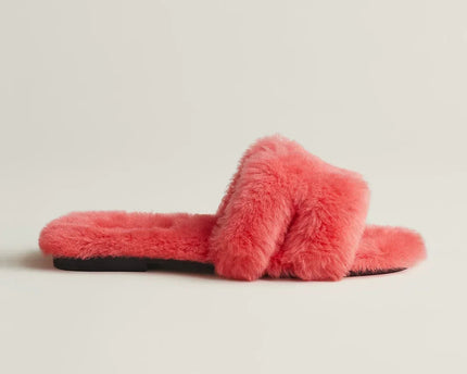 Sandales Oran - Rose désert - Hermes