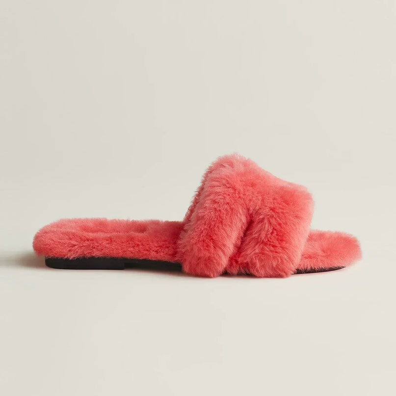 Sandales Oran - Rose désert - Hermes