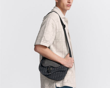 Sac Messenger Saddle Dior - Noir