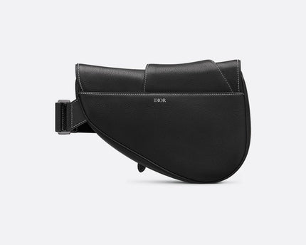 Sac Saddle Cuire Dior - Noir