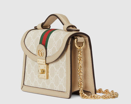 Sac à main GG Ophidia mini format - Blanc