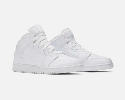 Air Jordan 1 Mid Triple White