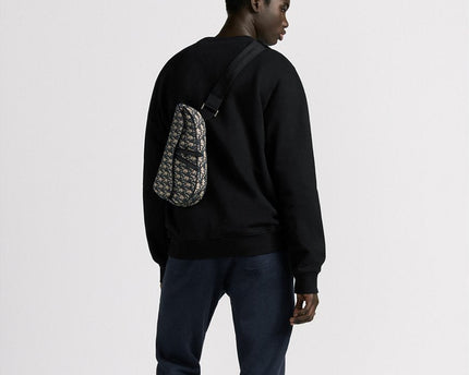 Sac Saddle Noir et Beige Dior