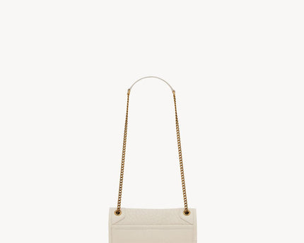 MINI NIKI EN CUIR D'AGNEAU GRAINÉ - YSL - Blanc