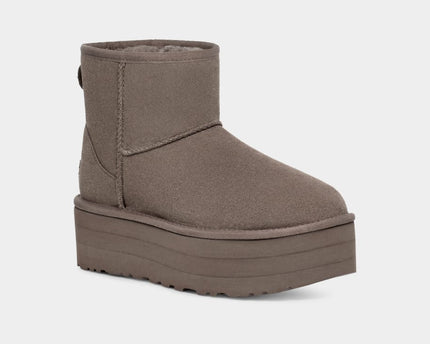 Botte UGG Classic Mini À Platforme - Gris
