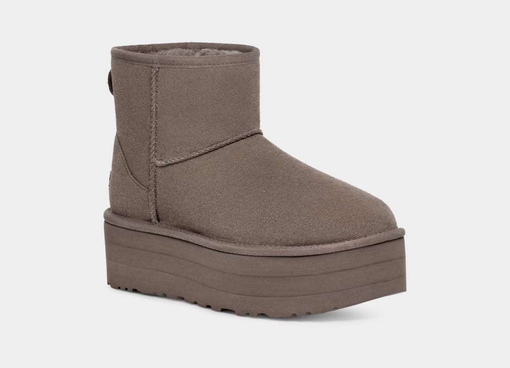 Botte UGG Classic Mini À Platforme - Gris