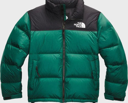 Green Retro Nuptse 700 Pour Femme