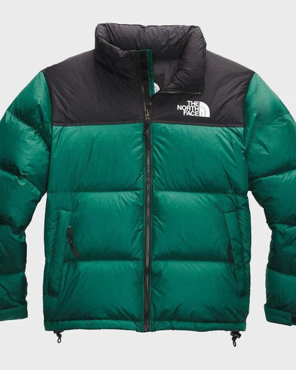 Green Retro Nuptse 700 Pour Femme