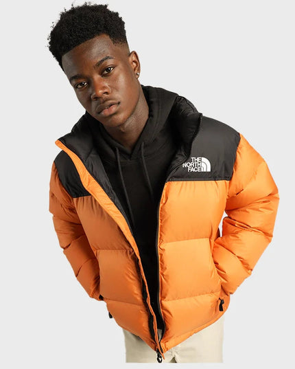 Orange Retro Nuptse 700 Pour Homme