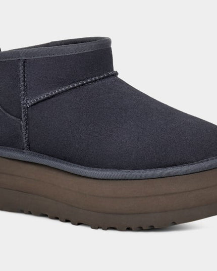 Botte UGG Classic Ultra Mini À Plateforme - Bleu