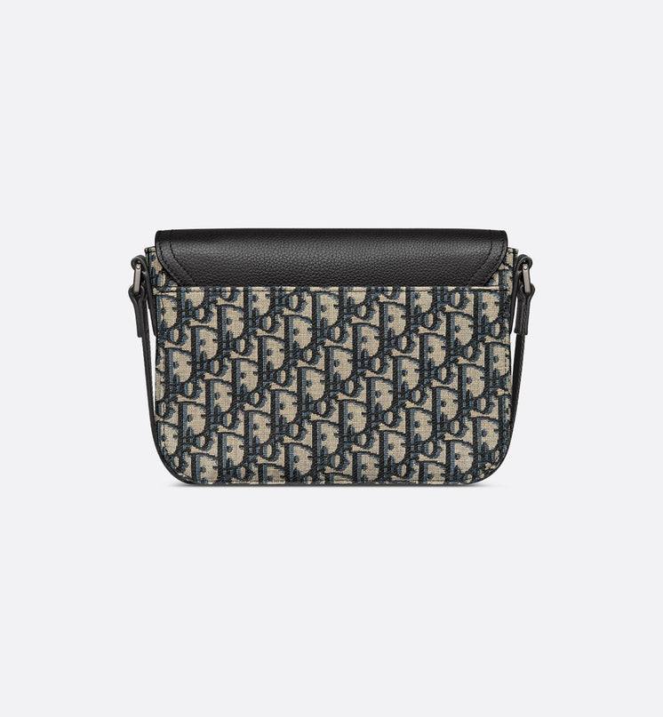 Sac Messenger à rabat Saddle Small Dior - Beige Noir