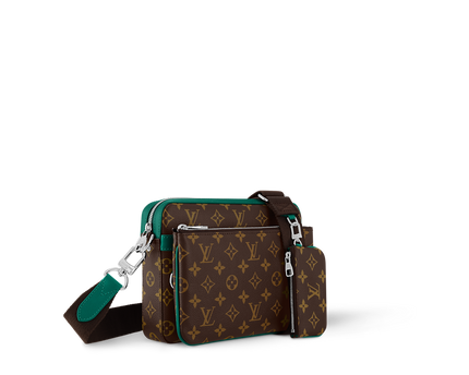 Trio messenger - LV - Marron