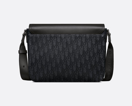 Sac Messenger à rabat Saddle - Dior - Noir