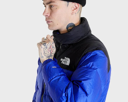 Blue Retro Nuptse 700 Pour Homme Bleu