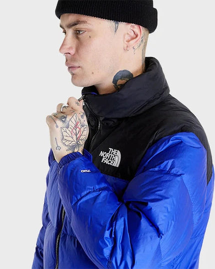 Blue Retro Nuptse 700 Pour Homme Bleu