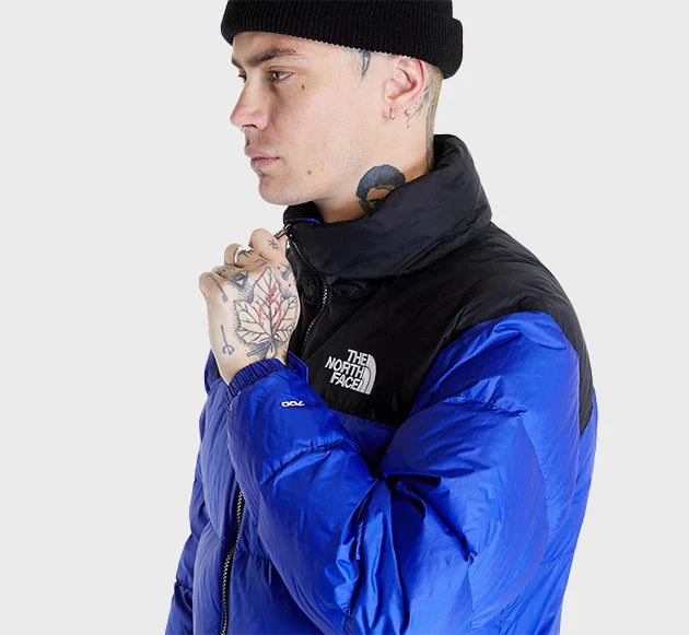 Blue Retro Nuptse 700 Pour Homme Bleu