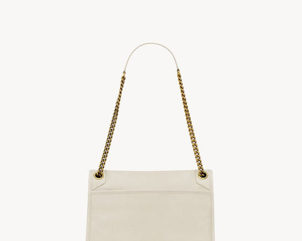 NIKI MEDIUM EN CUIR VINTAGE  - YSL - Blanc