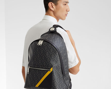 Fendi Chiodo Medium Fendi Diagonal - Noir