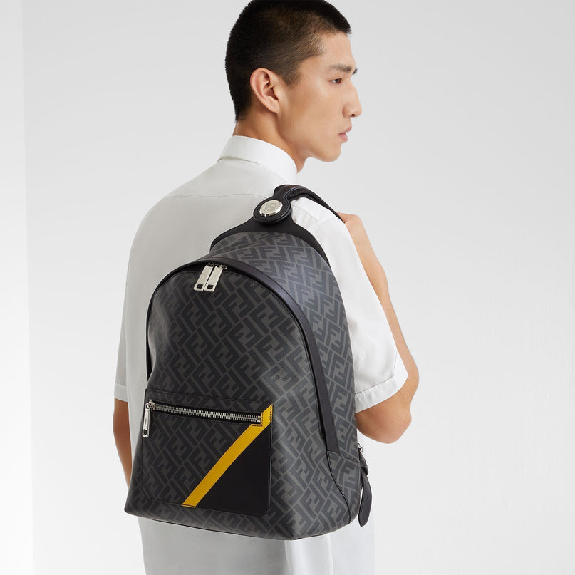 Fendi Chiodo Medium Fendi Diagonal - Noir