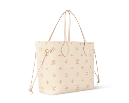 Sac Neverfull MM - LV - Beige/Rose