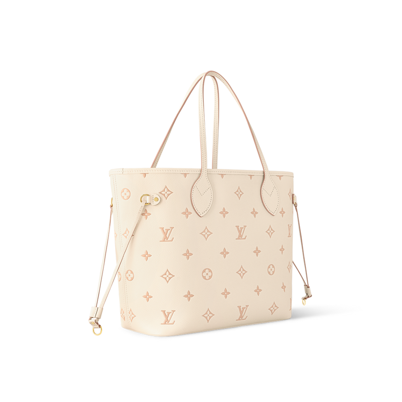 Sac Neverfull MM - LV - Beige/Rose