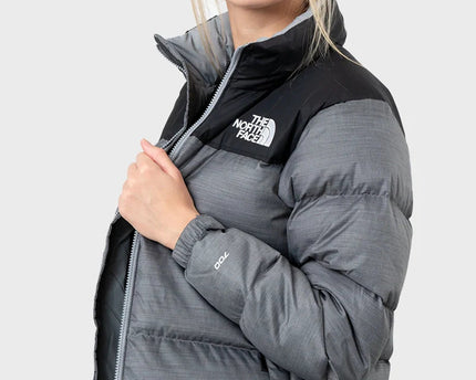 Grey Retro Nuptse 700 Pour Femme