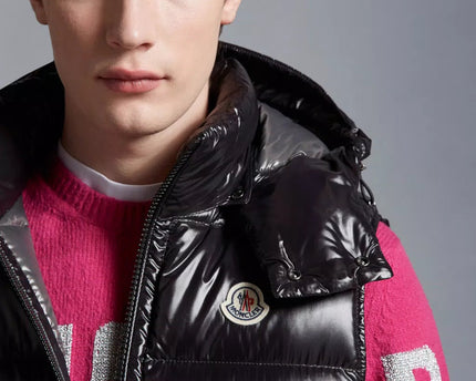 MONCLER - Doudoune sans manches Noir