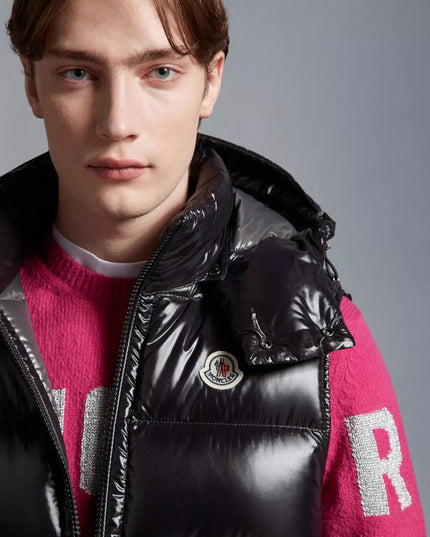 MONCLER - Doudoune sans manches Noir