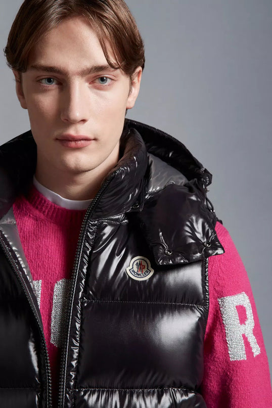 MONCLER - Doudoune sans manches Noir