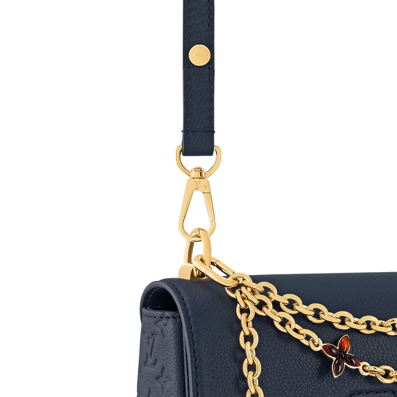 Sac Twist MM Slim - LV - Bleu nuit