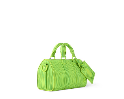 LV x Park Seo-Bo - Sac Keepall Bandoulière 25 - Vert