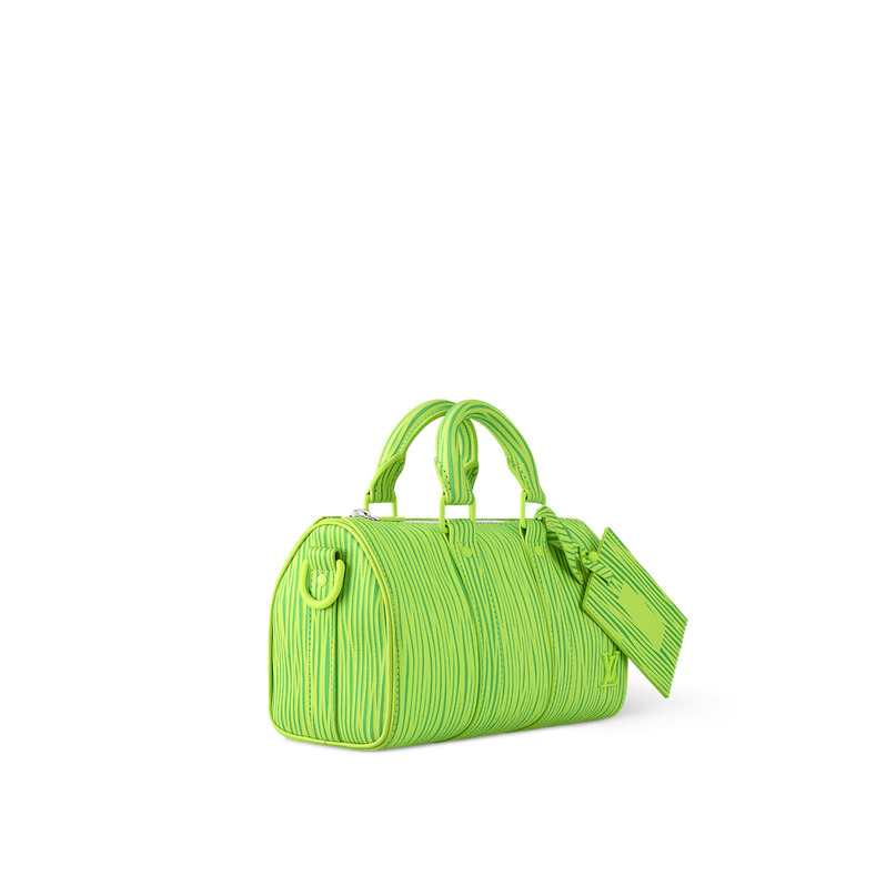 LV x Park Seo-Bo - Sac Keepall Bandoulière 25 - Vert