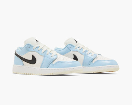 Air Jordan 1 Low Ice Blue Black