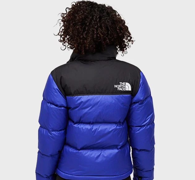 Blue Retro Nuptse 700 Pour Femme Bleu