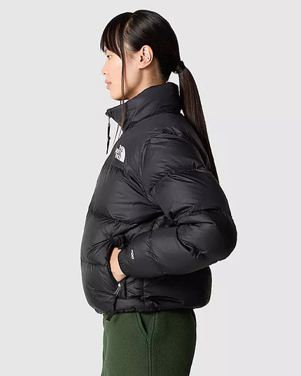 Black Retro Nuptse 700 Pour Femme