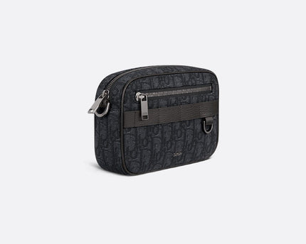 Sac bandoulière Mini Safari Dior - Noir