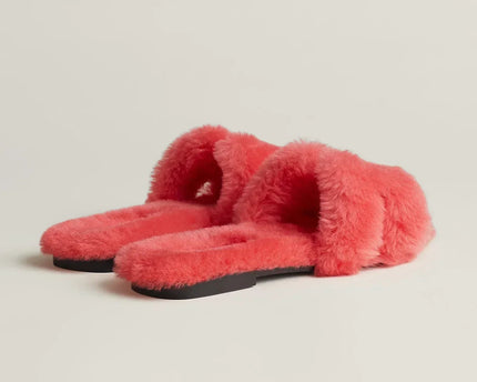 Sandales Oran - Rose désert - Hermes