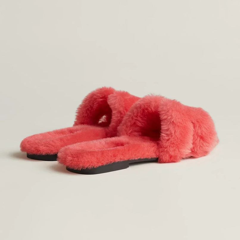 Sandales Oran - Rose désert - Hermes