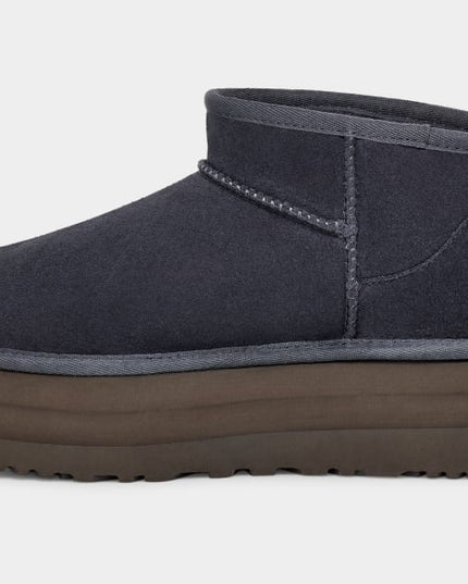 Botte UGG Classic Ultra Mini À Plateforme - Bleu