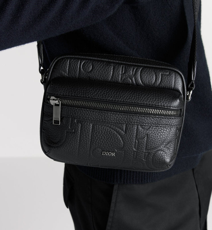 Mini sac Messenger Dior zippé Rider 2.0 - Noir