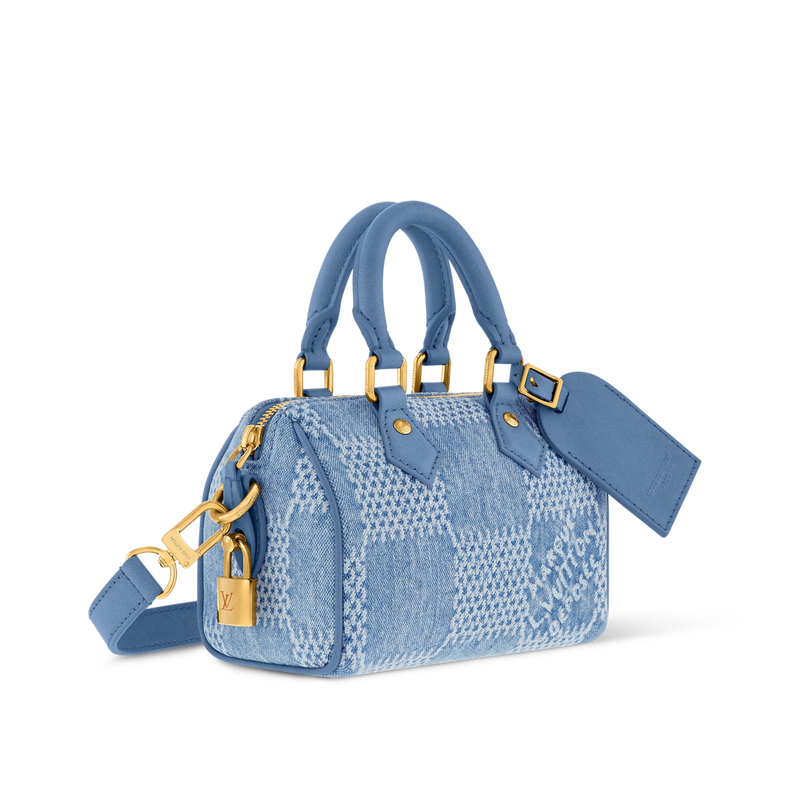 Sac Speedy Bandoulière 18 - LV - Bleu jeans