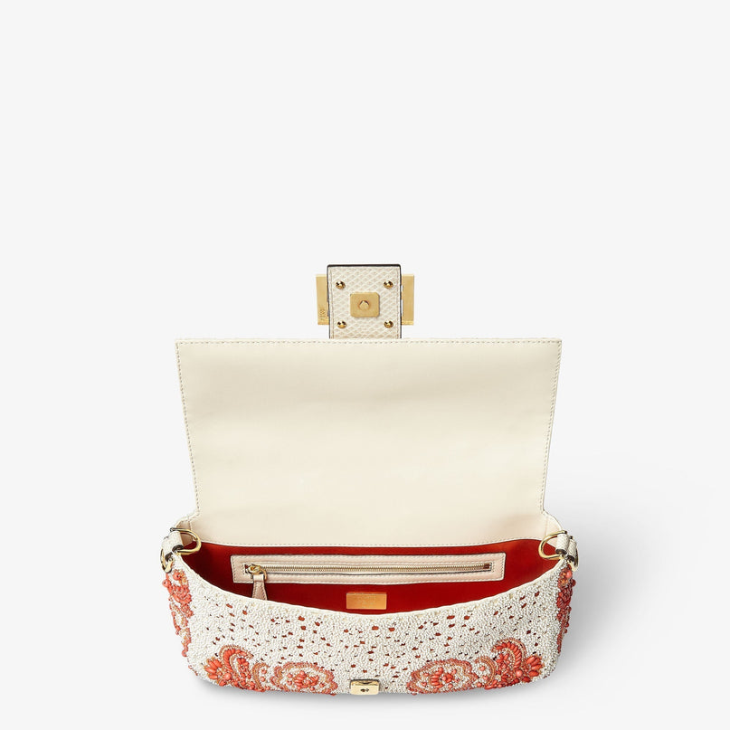 Sac Fendi Baguette - Rouge Blanc