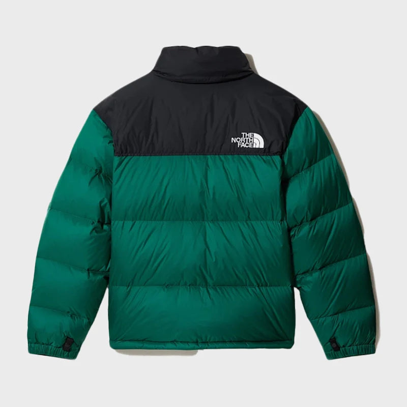 Green Retro Nuptse 700 Pour Femme