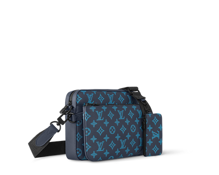 Sac Trio Messenger - LV - Bleu