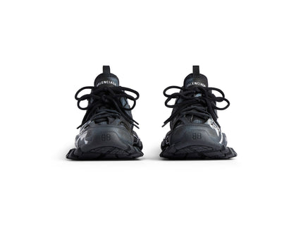 SNEAKER TRACK SIGNATURE EN NOIR/BLANC